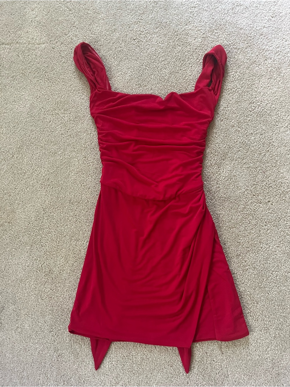 Tiger Mist Red Mini Dress
